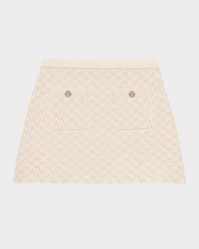 Jusselina Knit Mini Skirt